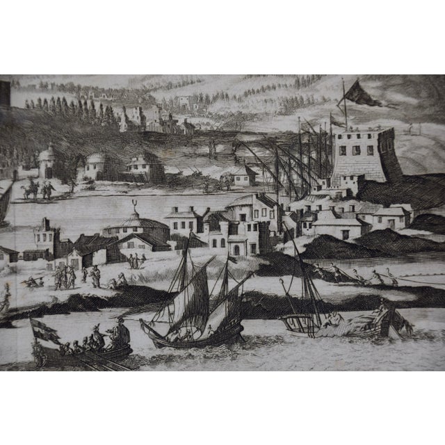 Paper City View of Joppe/Jaffa 'Tel Aviv: 18th Century French Map by Sanson For Sale - Image 7 of 8