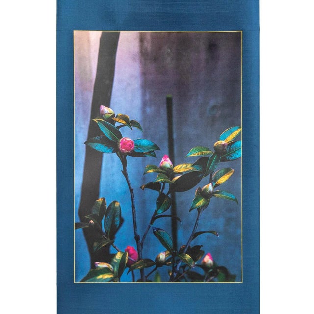 UV print of digital photograph on silver leaf on paper, with retouching in acrylic and silver ginder & mounted in Japanese...