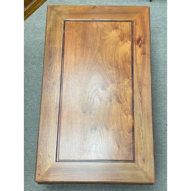 Vintage Solid Walnut Rectangular Coffee Table, Cherry Finish, Ball and Claw Legs For Sale In New York - Image 6 of 9