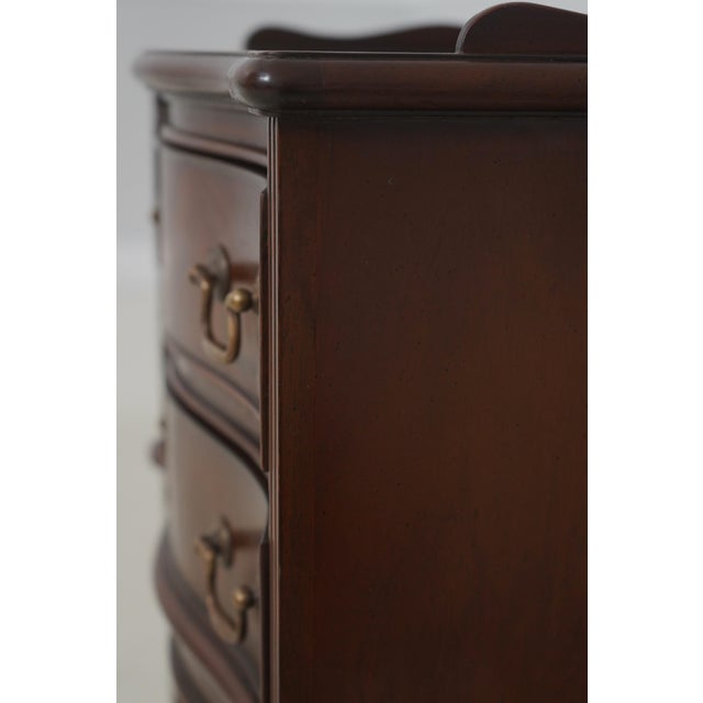 Pair Chippendale Mahogany 2 Drawer Nightstands For Sale - Image 15 of 18
