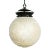 White Mosaic Globe Pendant Lantern For Sale