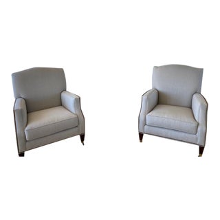 Baker Club Chairs - a Pair For Sale