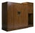 French Modernist Architectural Cabinet in Walnut, 1930s For Sale