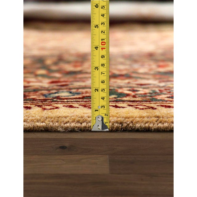 Pasargad Home Agra Beige Wool Area Rug- 9' 1" X 12' 7" For Sale In New York - Image 6 of 6
