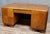 Art Deco Double-Sided Parquet Desk in Oak, 1940s For Sale - Image 4 of 4