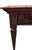 1990s Ethan Allen Mahogany Carved French Regency Sofa Hall Table Console Woven Cane For Sale - Image 9 of 18