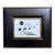 Contemporary Original Abstract Ink Painting Wide Wood Frame For Sale