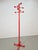 Vintage Red Stained Beech Coat Rack with Balls, 1970s For Sale - Image 6 of 9