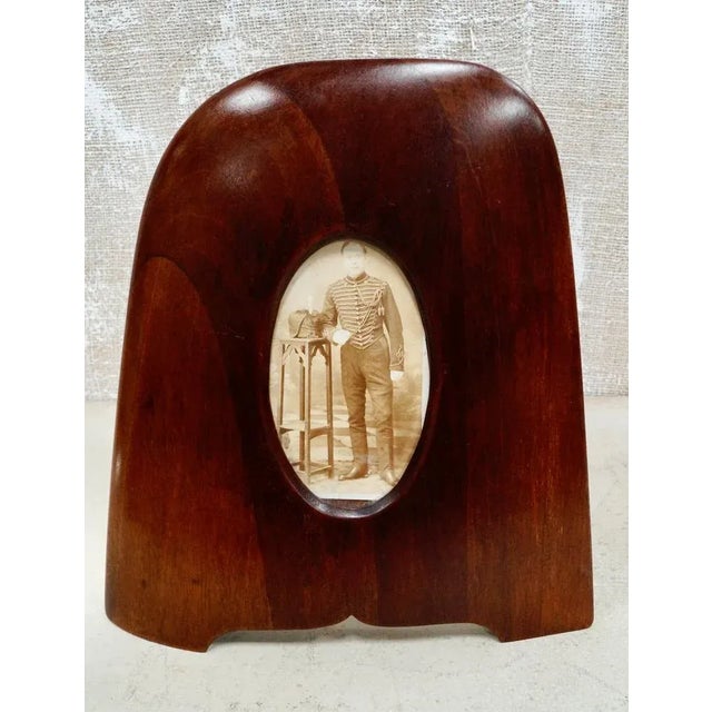 Brown WWI Propeller Tip Photograph Frame For Sale - Image 8 of 8