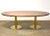 Walnut & Brass MCM Dining Table For Sale - Image 9 of 9