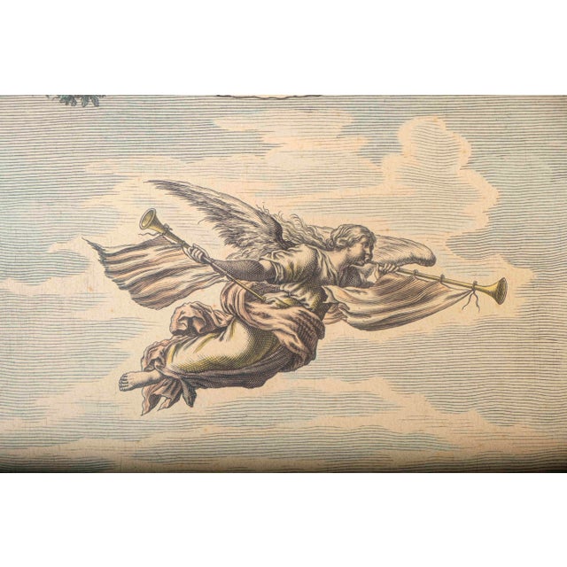 Cream Jean Frosne Hôtel De Ville De Paris Engraving, Louvre Chalcographie, Framed For Sale - Image 8 of 12