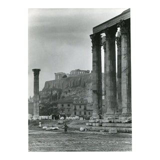 Athens Acropolis Temple of Zeus, 1955 For Sale