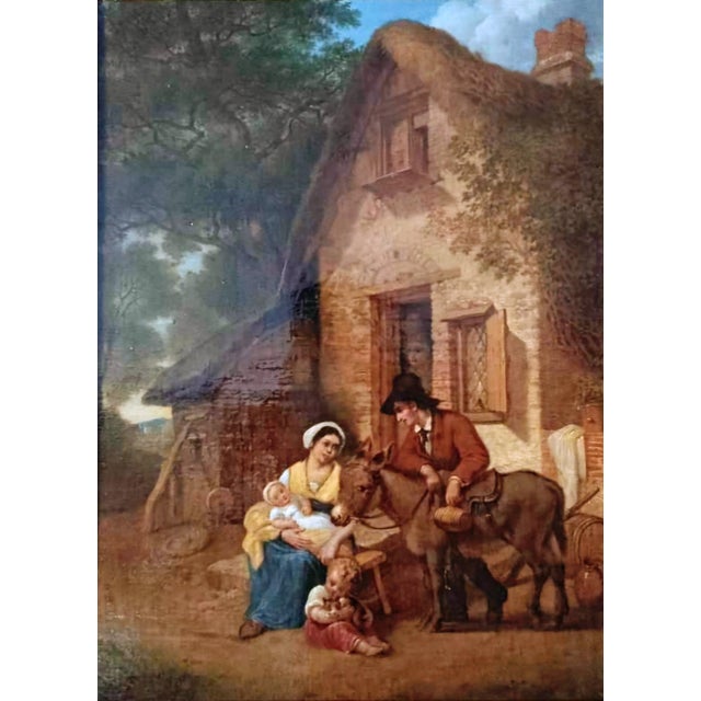 Charming oil on canvas by the renowned Exeter artist and surgeon John White Abbott, one of the most important British...