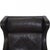Set of Wing Chair with Ottoman in Black Leather by Børge Mogensen, 1990s For Sale - Image 3 of 18