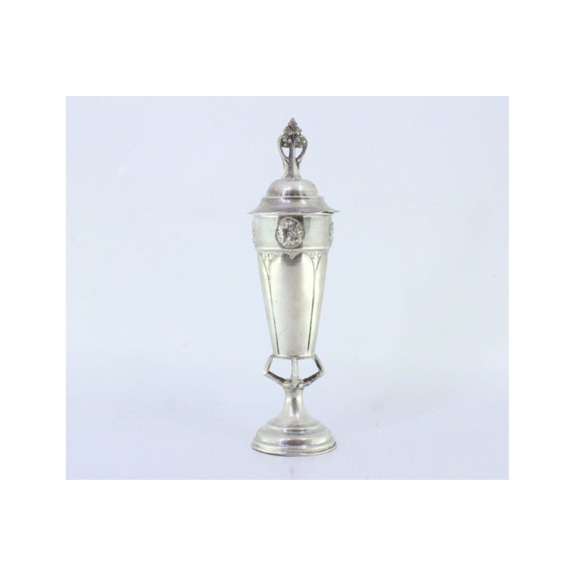 Silver Urn with Reliefs For Sale - Image 6 of 7