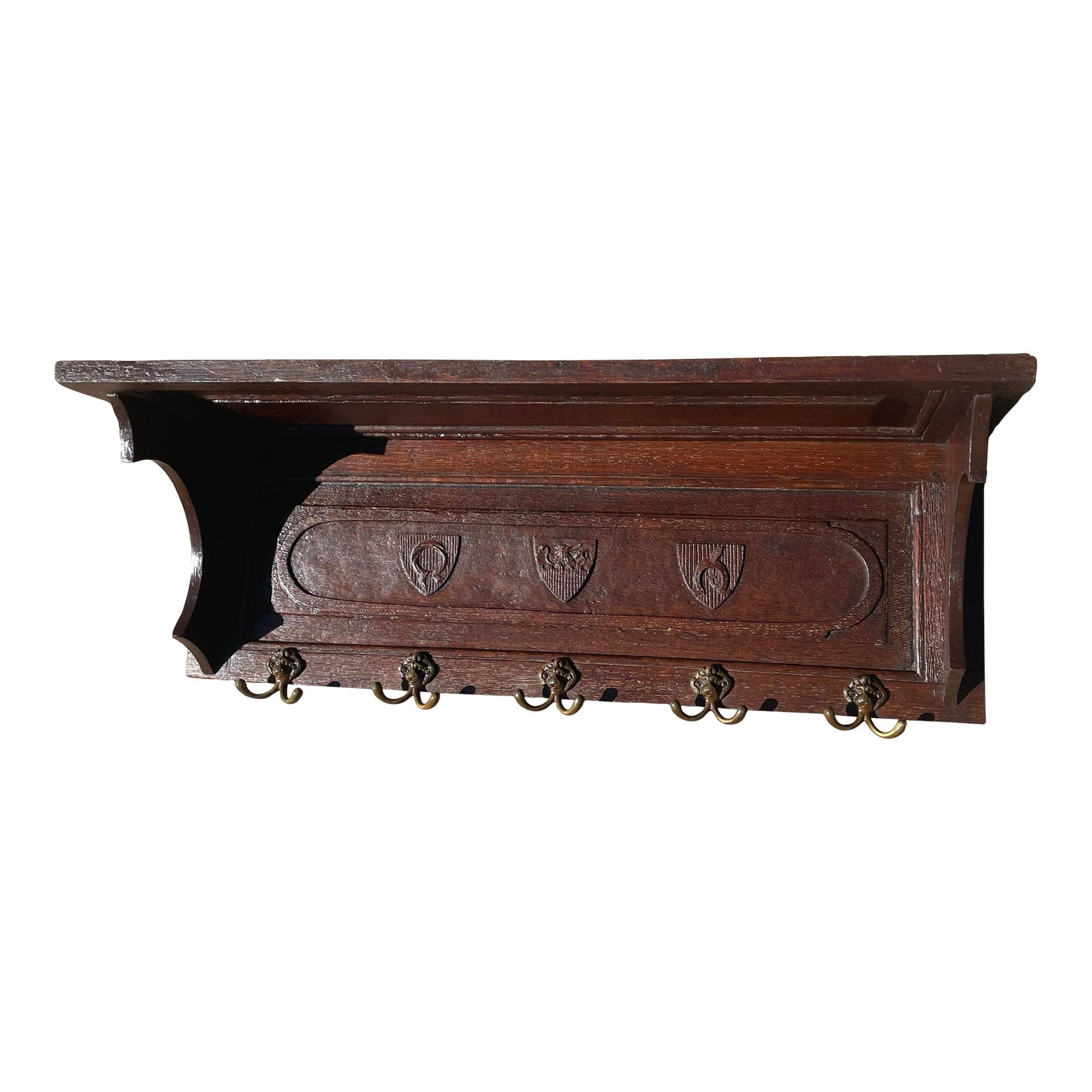 Vintage French Pot Rack Coat Rack | Chairish