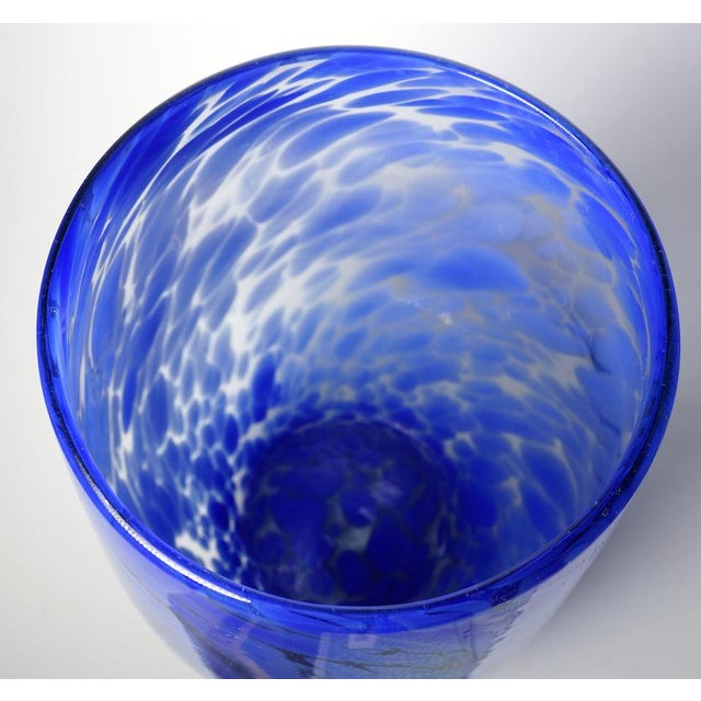 Blue Murano Glass Vase Chairish