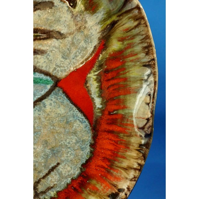 Futurist Ceramic Plate by Riccardo Gatti, Italy, 1920s For Sale - Image 13 of 18