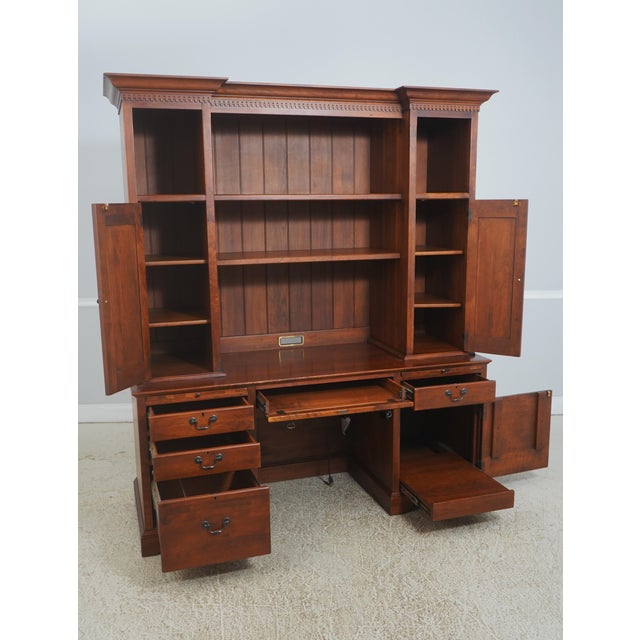 Traditional Lexington Bob Timberlake Cherry Desk W. Hutch For Sale - Image 3 of 18