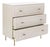 Wood Genevieve 3 Drawer Dresser - Cream/White Washed For Sale - Image 7 of 9