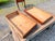Antique Cherry Dressing Table With 2 Drawers 1860s For Sale - Image 12 of 18