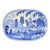 Early 19th C. Blue and White Staffordshire Transferware Meat Drainer With Platter in "Village Church" Pattern - a Pair For Sale - Image 4 of 14