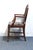 Late 20th Century High End Vintage Solid Mahogany Traditional Duncan Phyfe / Hepplewhite Style Shield Back Dining Arm Chair For Sale - Image 5 of 9