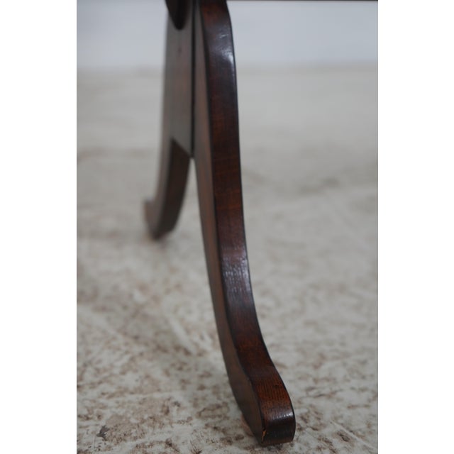 Theodore Alexander Mahogany 3-Tier Butler’s Side Table For Sale - Image 9 of 14