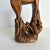Mid 20th Century Vintage Giraffe Statue MCM Bronze Glaze Ceramic African Figural Sculpture 18.5" Tall For Sale - Image 5 of 11