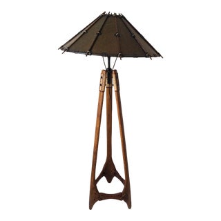 Pacific Green Navajo Style Floor Lamp For Sale