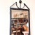1950s Modernist Black Frame Full Length Floor Mirror For Sale - Image 5 of 6
