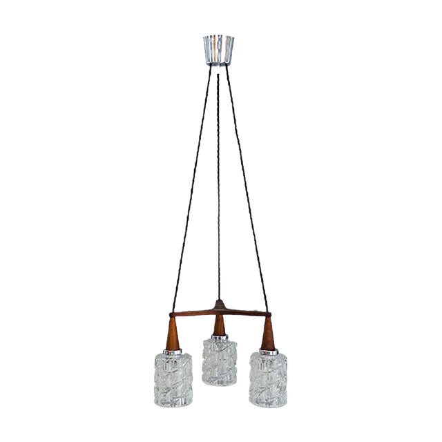 Chandelier from Austrolux, Vienna, 1960s For Sale