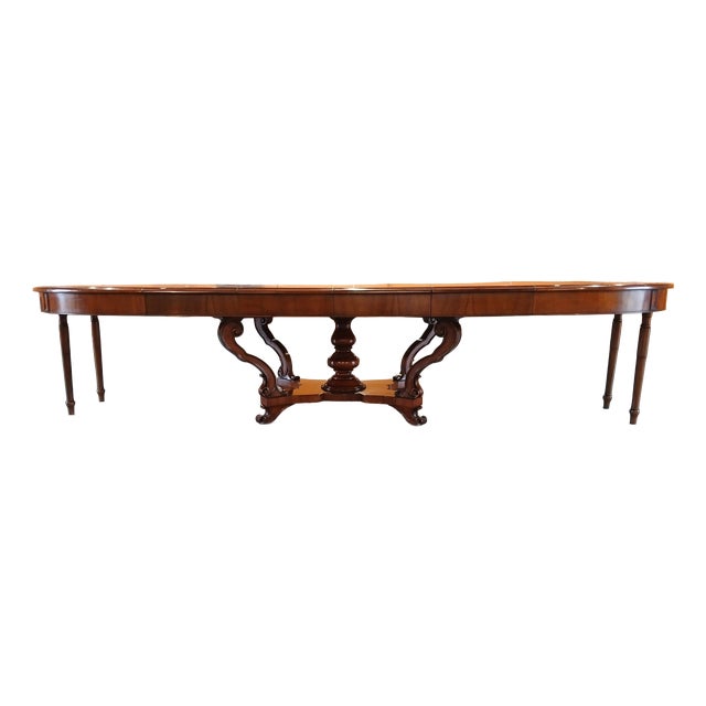 Extendable Ovale Basket Table, 1950s For Sale