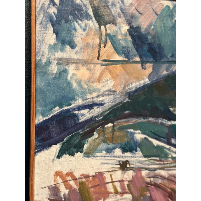 Sture Ekengren, Serene Landscape, 1960s, Oil on Canvas, Framed For Sale - Image 4 of 14