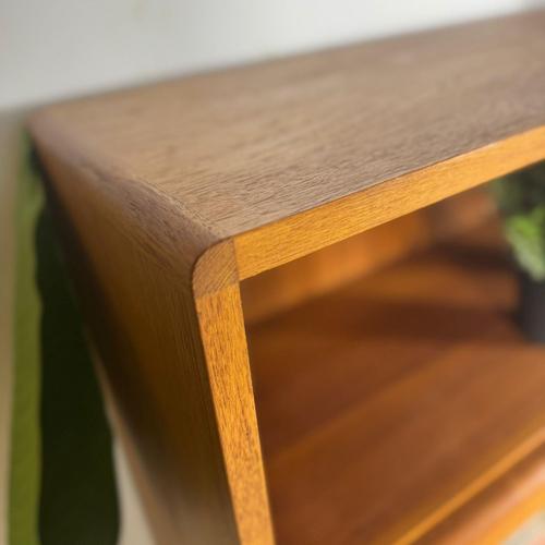 Vintage Teak Bookcase with Glass Doors from Dyrlund, 1960s For Sale - Image 5 of 15