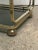 Italian Rolling Trolley in Gold Metal, 1980s For Sale - Image 4 of 10