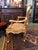 Antique 19th Century Hand Carved Venetian Arm Chair. Made in Italy and professionally refurbished, re-caned and re-gilt....