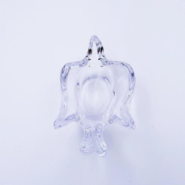 Vintage “Hirondelle” pocket tray in crystal - Bayel Wear consistent with age and use. Measures : 19cmx11cm H:9.5cm...