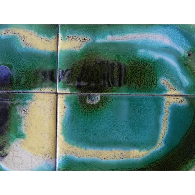 Vintage Tile Table with 40 Tiles and Decoration, 1960s For Sale - Image 15 of 18