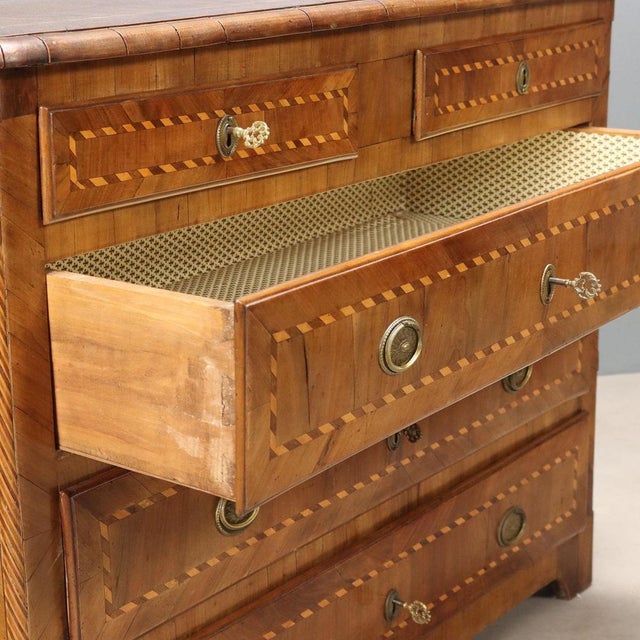 Chest of Drawers in Walnut For Sale - Image 4 of 12