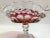 Mid 20th Century Mixed Mismatched Vintage Red Cranberry Cut to Clear Party Serving or Display Bowls - Set of 3 For Sale - Image 5 of 10