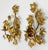 Vintage Italian Gilt Tole Metal Wall Candle Sconces, a Pair For Sale - Image 4 of 8