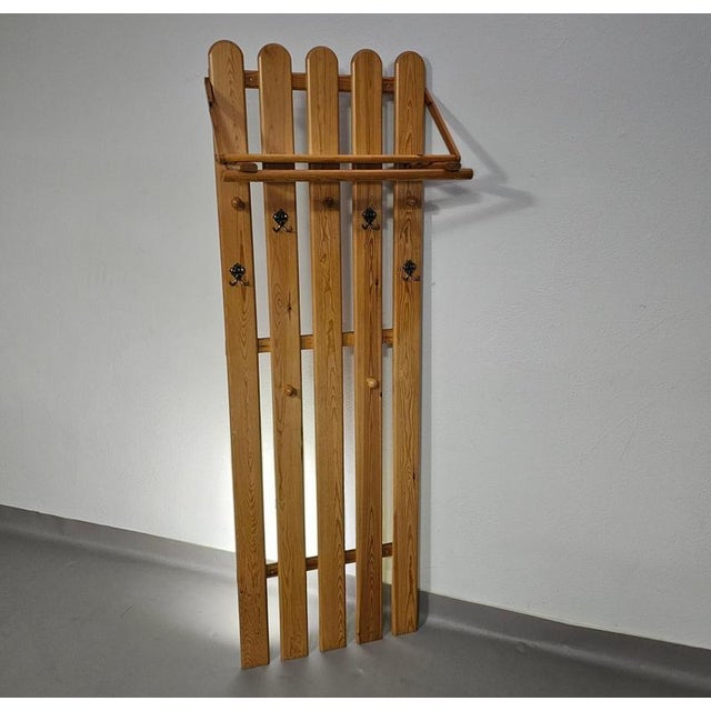 Pine Wood Coat Rack For Sale - Image 12 of 18