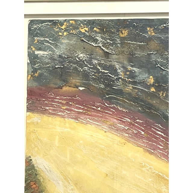 Original Becky Sansing (American, 20th Century) Framed Mixed Media Art Titled Brilliance IV For Sale - Image 4 of 12