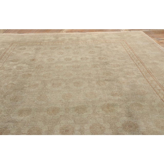 Vintage Turkish Oushak Rug - 09'07 X 14'10 For Sale - Image 10 of 12