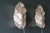Pink and Gold Murano Glass Wall Sconces in the Shape of Leaves, 2000s, Set of 2 For Sale - Image 3 of 12