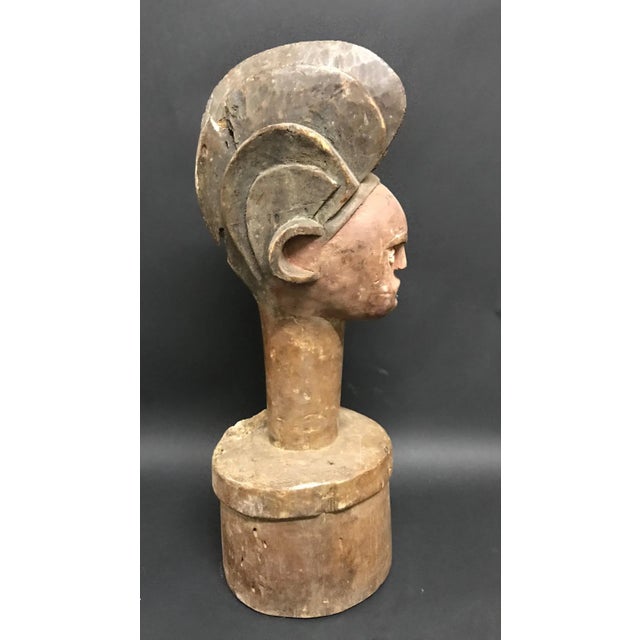 1980s African Art Chokwe Headdress Sculpture For Sale - Image 4 of 8