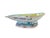 19th Century 19th-Century Qing Dynasty Porcelain Treasure, Leaf-Shaped Divided Dish For Sale - Image 5 of 11