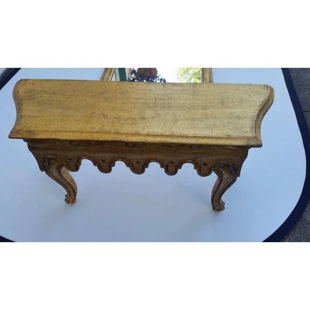 Labarge Regency LaBarge French Italian Mirror & Console Table For Sale - Image 4 of 11