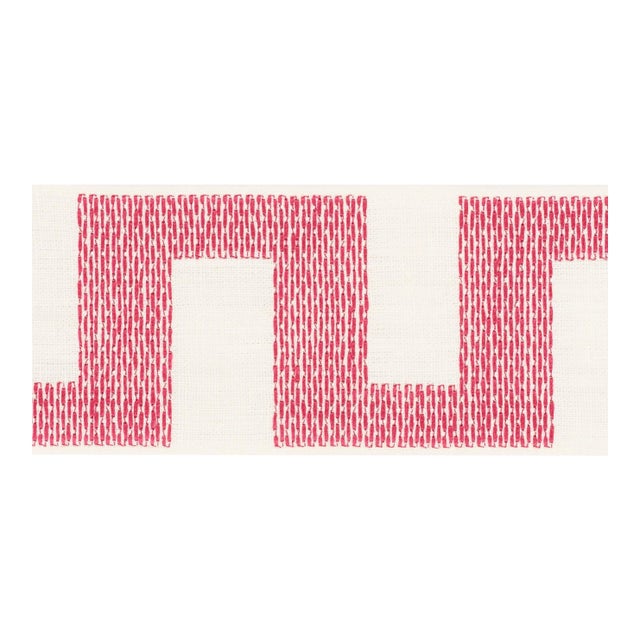 Schumacher Matrix Tape Trim in Fuchsia For Sale